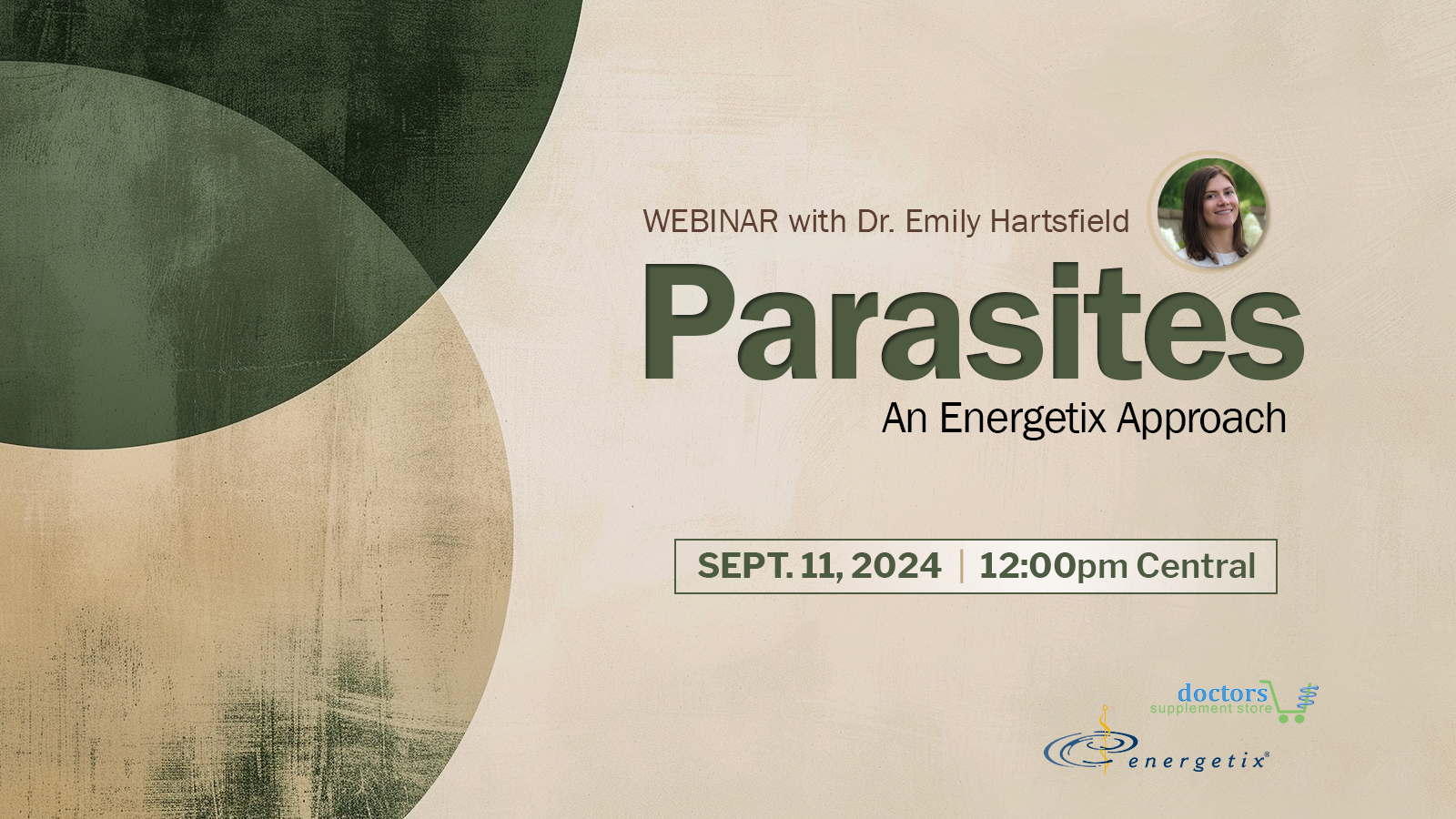 Parasites: an Energetix approach webinar poster