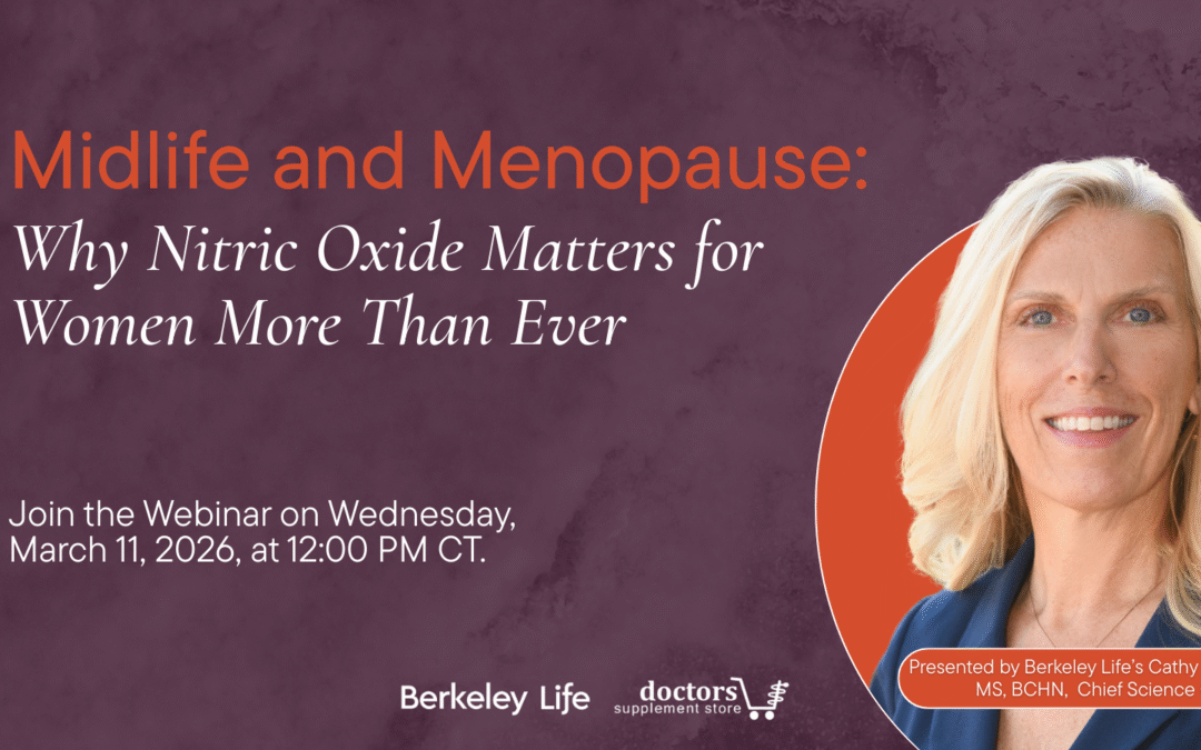 Webinar – Midlife and Menopause: Why Nitric Oxide Matters for Women More Than Ever