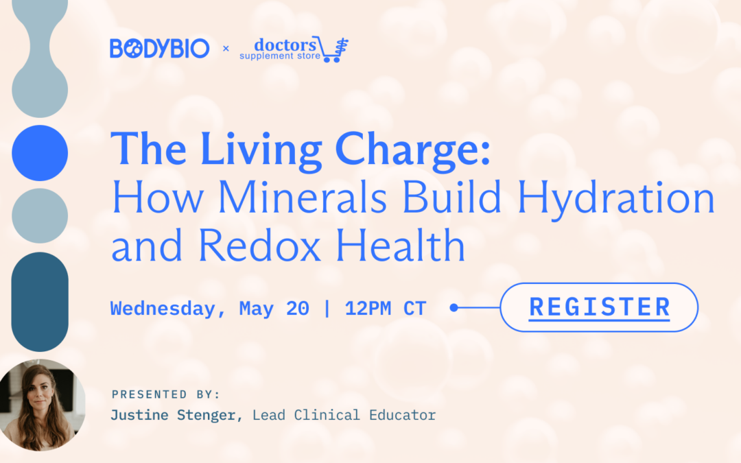 Webinar- The Living Charge: How Minerals Build Hydration and Redox Health